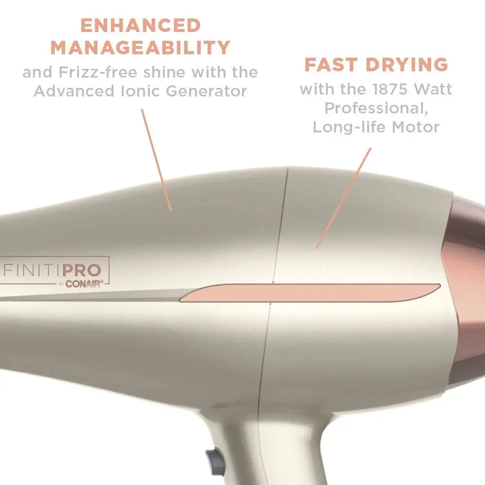 INFINITIPRO BY CONAIR Frizz Free Pro Hair Dryer Radiant Revolve